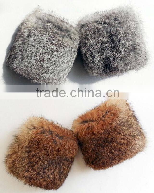Winter Oversleeve Luxurious Rabbit Fur Real Coat Fur Cuff