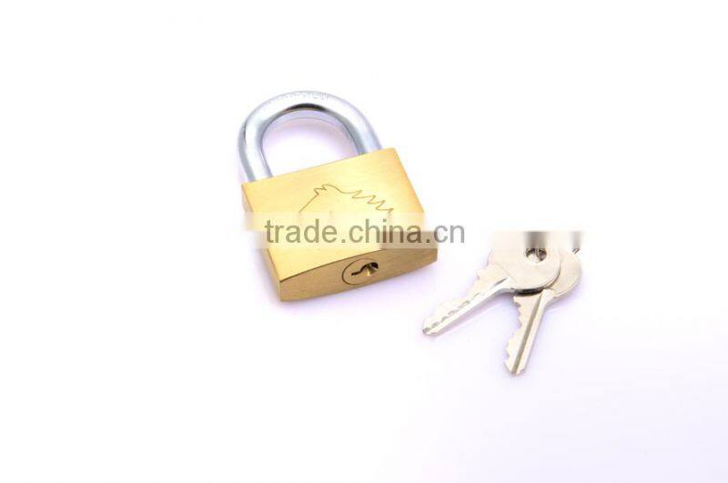 50mm brass Double Locking padlock