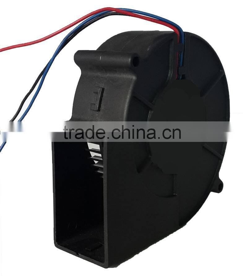 3 inch 3 Wires Car Blower Fan with PWM / Car Centrifugal Fan 75mm*75mm*30mm