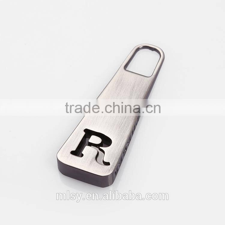 Metal star zipper puller reversible zipper slider two sided zipper slider