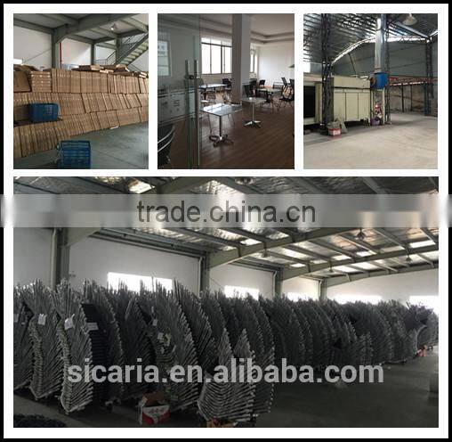 High quality aluminum frame wooden chairs