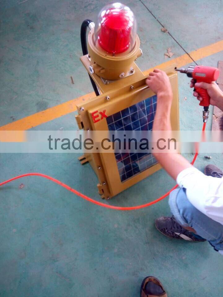 BHZD explosion proof obstruction lamp with solar energy device
