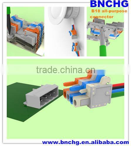 NEW all-purpose pcb terminal connector with button