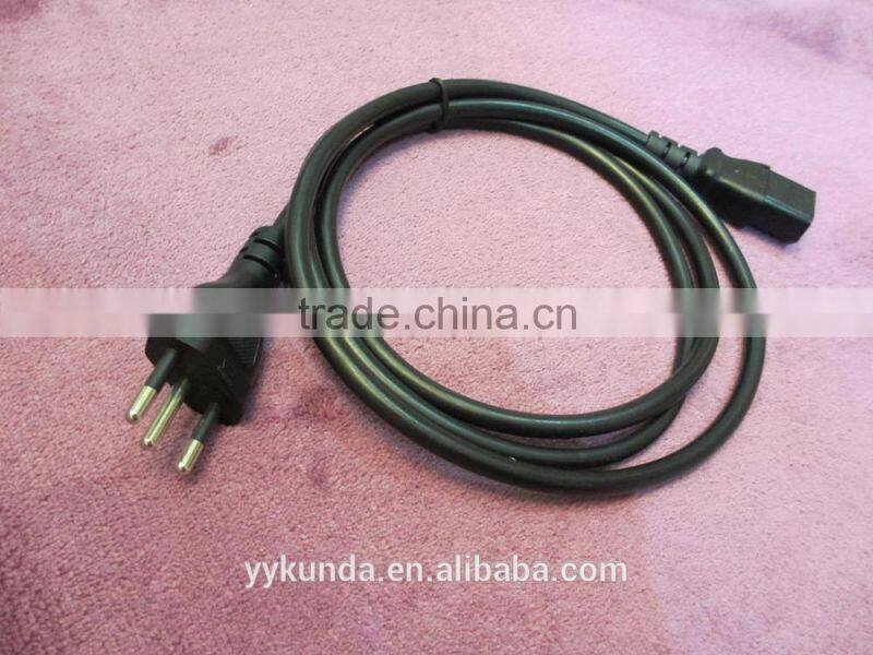 Factory price global PC Power Plug to C13 3-pin Power Cords
