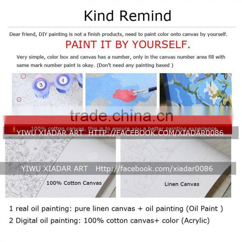 diy 038 DIY digital canvas abstract flower acrylic painting by number for bedroom