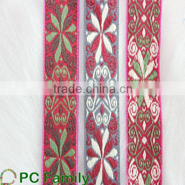 Hot sale 1 inch embroidery ribbon for garment