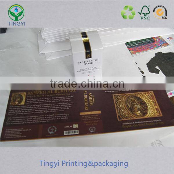 card for gold hot stamping