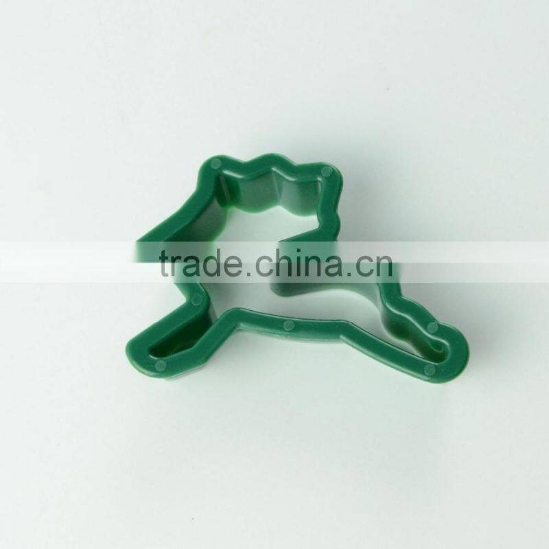 2016 new design 9 pcs plastic cookie cutter set