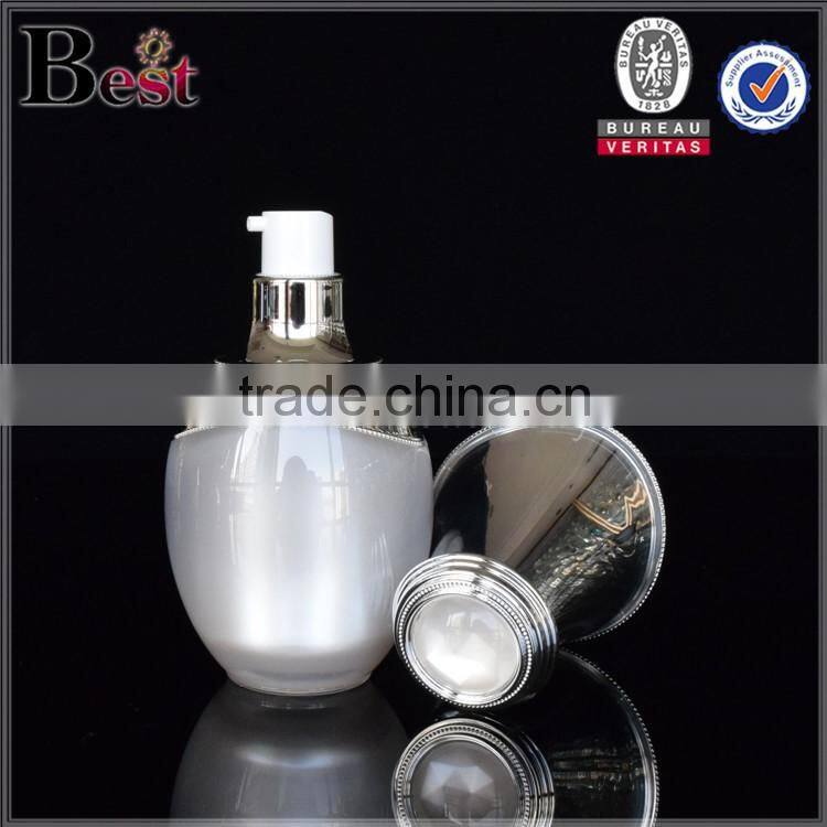 new product 30ml plastic material acrylic bottle 1 oz plastic cosmetic bottle