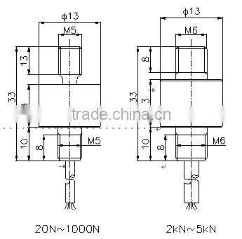 T302 compression load cell ,tension load cell ,pressure sensor used for hopper scale, industrical measuring