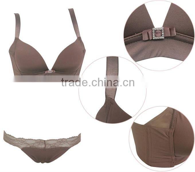 Factory Price Supersoft Seamless Bra and Brief Set (EBP260)
