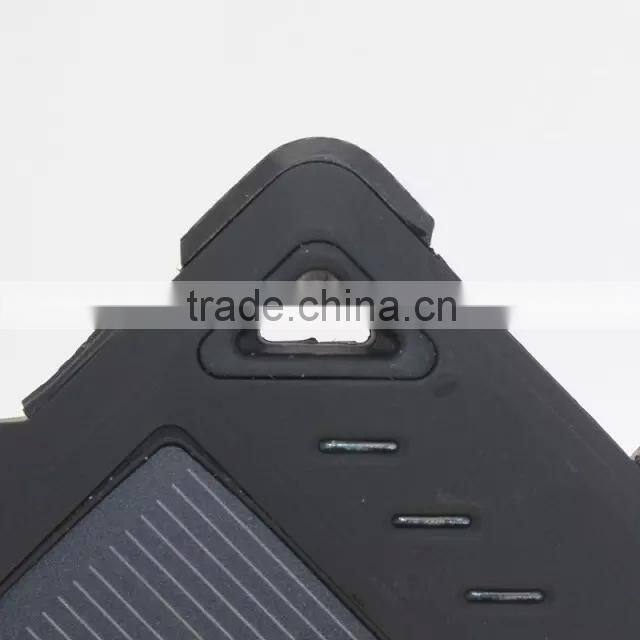 8000mAh Solar Charger External Backup Power Pack Waterproof Dustproof Solar Power Bank for Smartphones Ipad Tablet Pc
