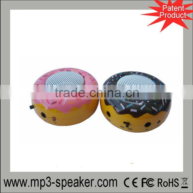 MPS-146 Low price!!!doughnut shape Promotion speaker,mini gift portable speaker