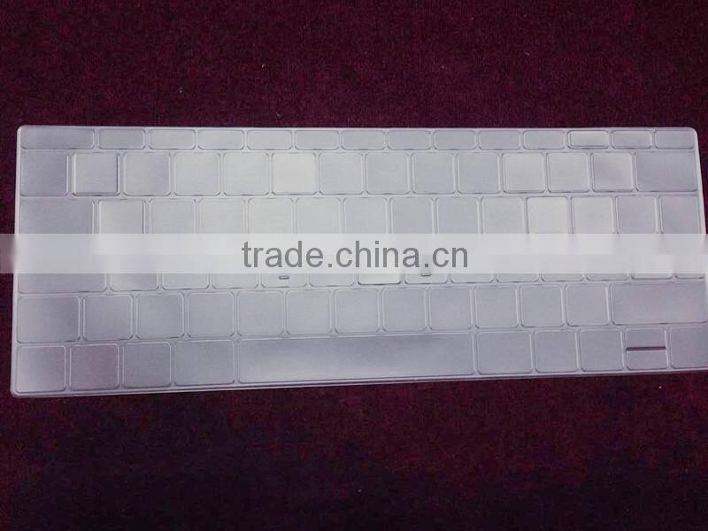 Japanes versions waterproof &dustproof TPU transparency keyboard cover for macbook12