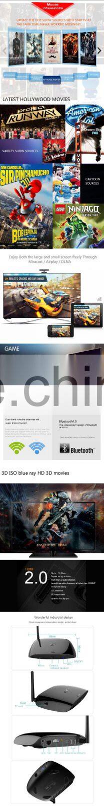 CR13 Plus RK3368 Android Set Top Box with Skype and Camera Manufacture Price