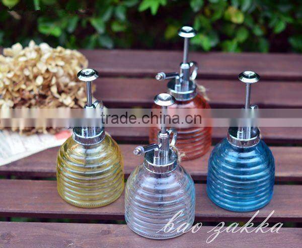 watring device, glass bottle, with spray pump