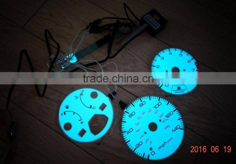 OSRAM material EL Luminous instrument board / EL sheet dashboard / EL panel dashboard