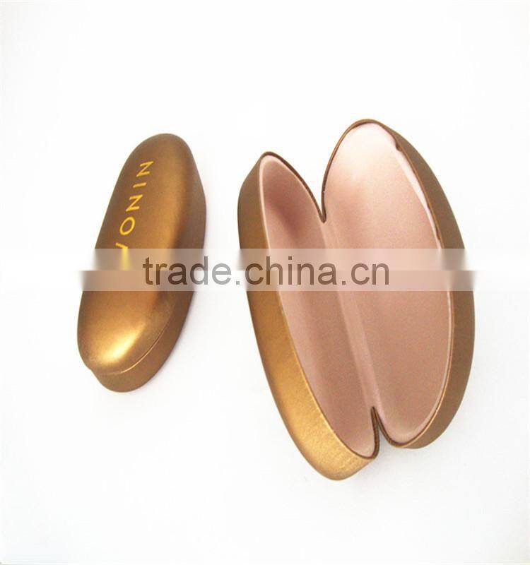 Wholesale Durable Champagne Gold Metal Sunglasses Case