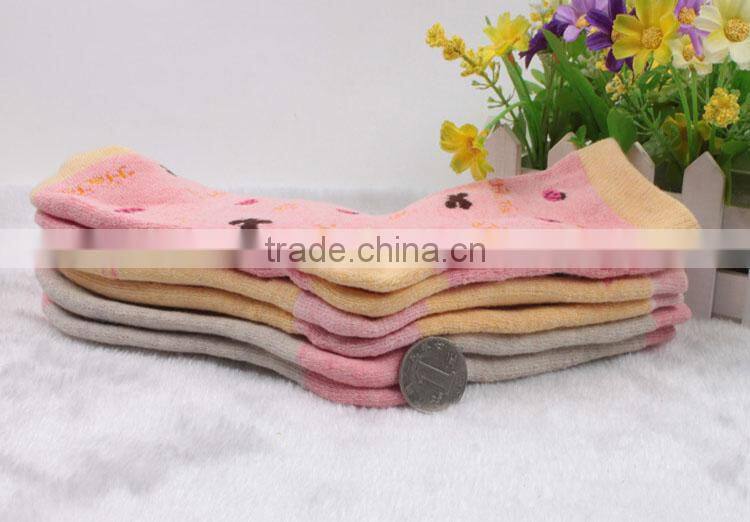 beautiful winter thermal terry socks for girls