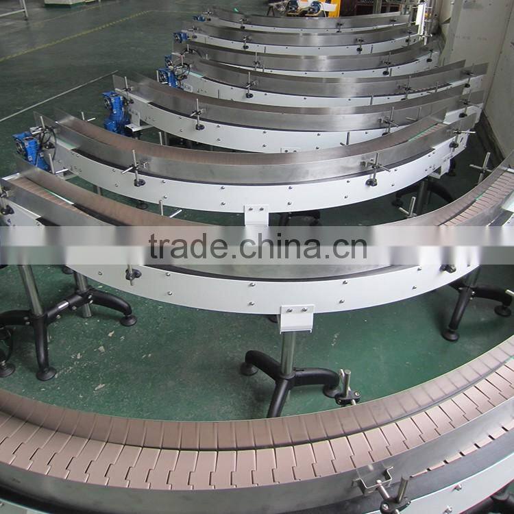 slat chain flexible conveyor by customer requests