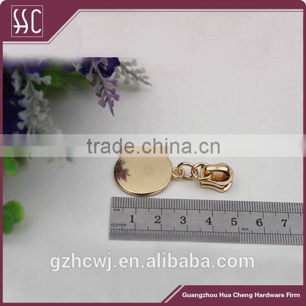 round zipper puller,fancy design metal zipper puller,Guangzhou zipper puller
