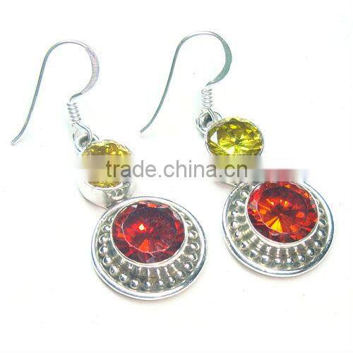 Natural gemstones 925 sterling silver black onyx citrine jewellery