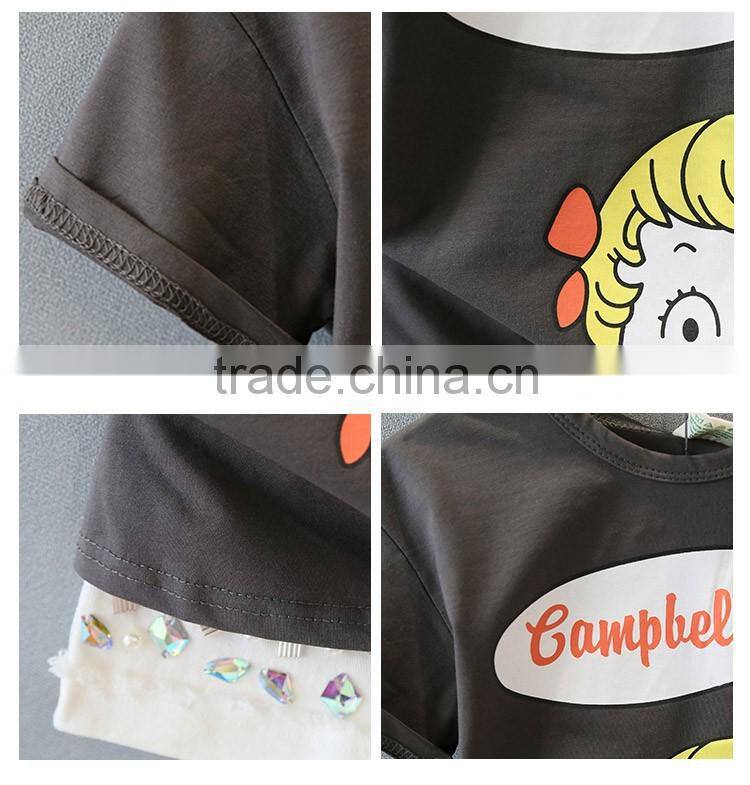 Low Price Korean Summer 2-7 Years Old Children Short Sleeve T-shirt