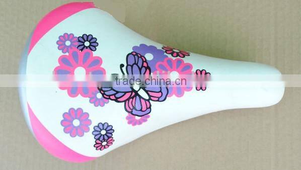 hot selling new arrivel high quality wholesale price durable cute picture kids bicycle saddles bicycle parts