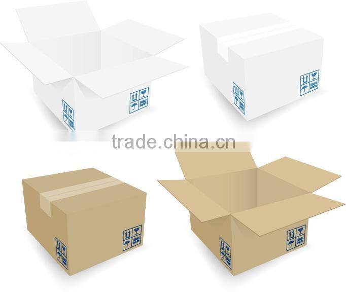 cheap strong shipping corrugated carton box with logo printed