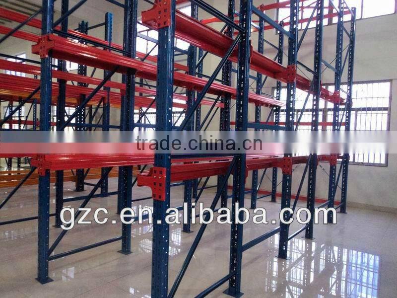 Warehouse Cold Storage High Density Steel Drive-in Pallet Racking