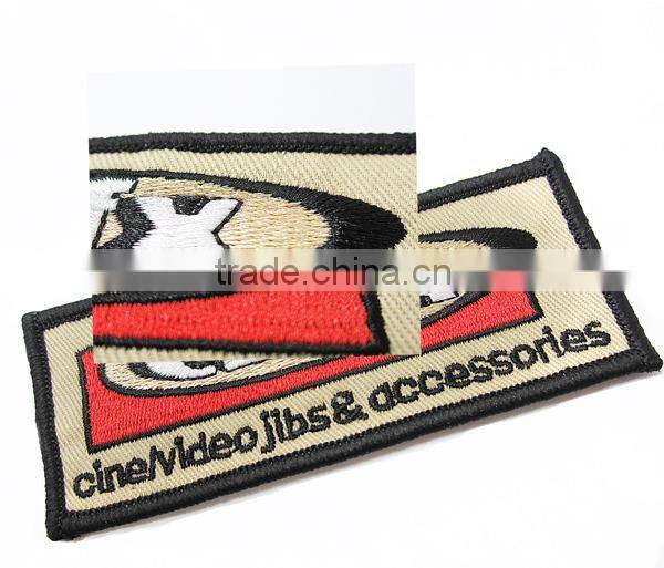 Vivid Felt Ground Hand Made Embroidery Fabric Label Badge