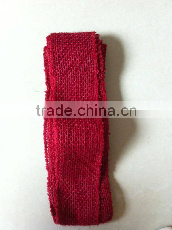 100% pure jute fabricl Burlap gift packaging