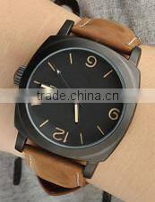 Classic high quality leather band watches for runners