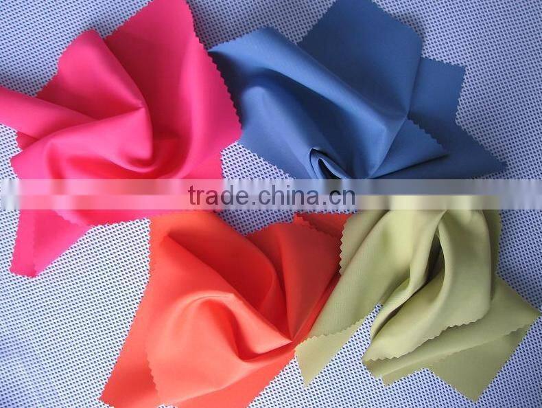 100% polyester pongee fabric for uniform and jackets