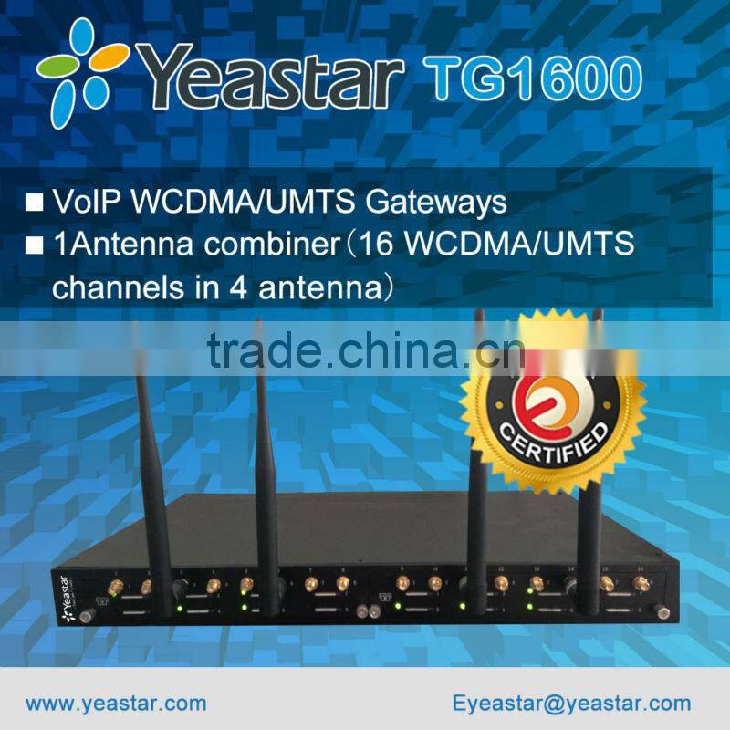Yeastar 16 SIM Card WCDMA Gateway VOIP Gateway