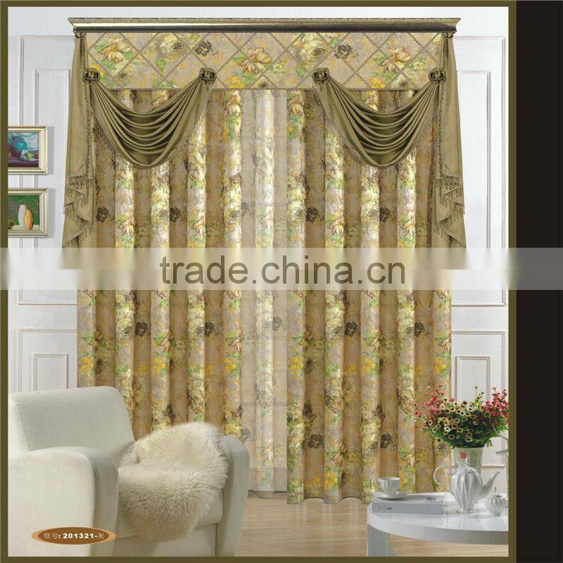 New printed curtain fabric China manufacturer