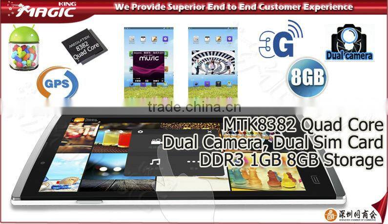 7 inch tablet pc with 3g mobile phone function