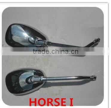 SCL-2013010902 China factory supply motorcycle rear view mirror for HORSE I motorcycle parts