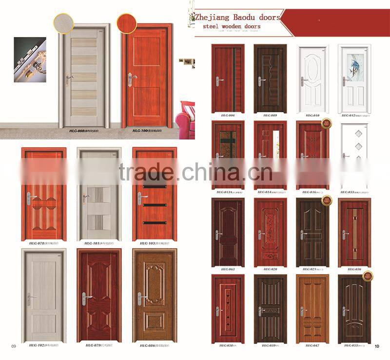 high quality steel wooden interior room home door china alibaba manufacturer