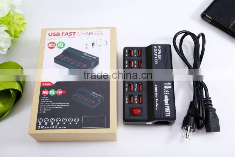 Factory supplier combo USB 2.0 High Speed 10 Ports HUB For Laptop PC/ 10 ports usb 2.0 hub for multi usb device