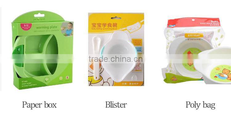 Baby products heat-resistance eco-friendly pp no spill bowl for kids