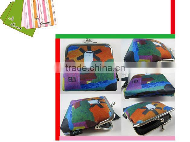 JSMART coin purse digital printing coin clutch