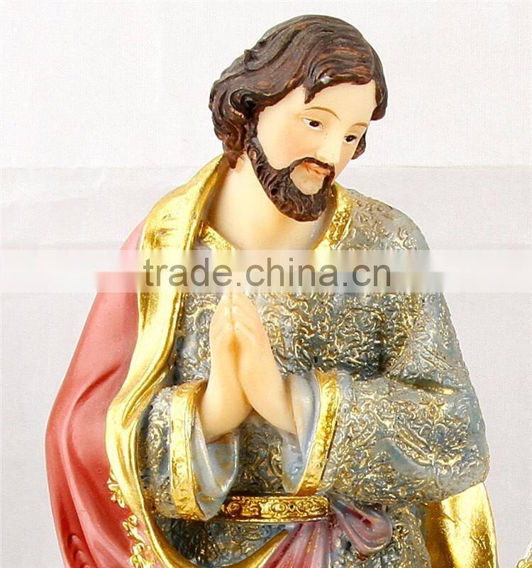 Hotsale polyresin holy family religious figurines craft