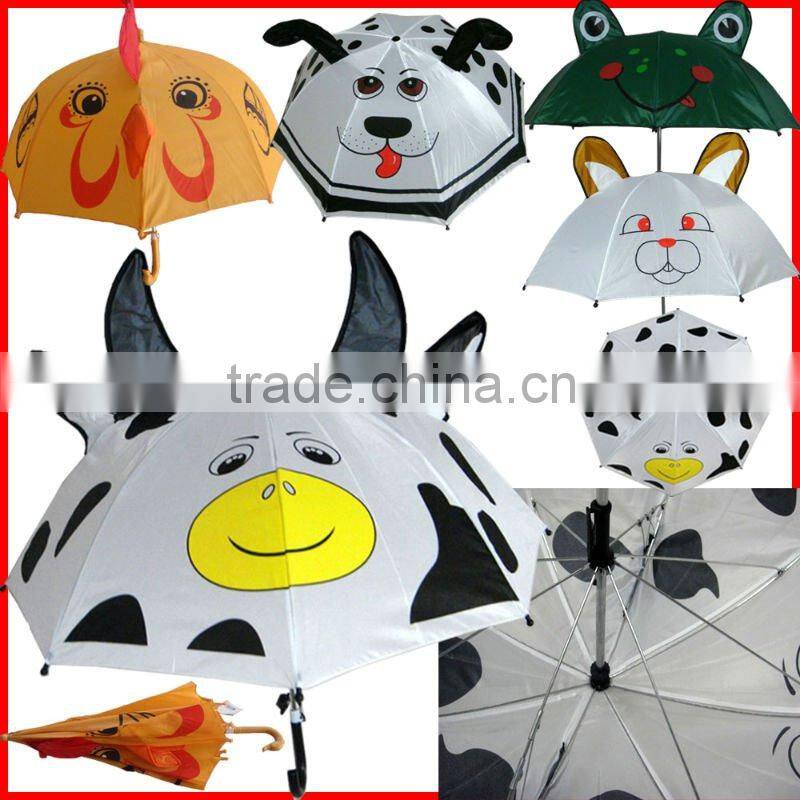 butterfly child hanging umbrella