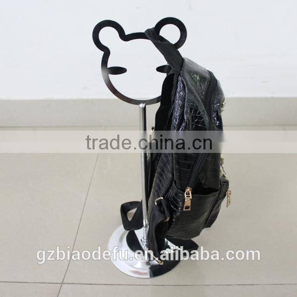 New Product!Metal Cute Bear Handbag Hanging Rack,Lovely Handbag Display Rack