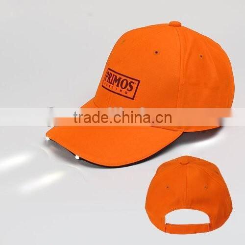 Wholesale fitted LED promotion baseball cap