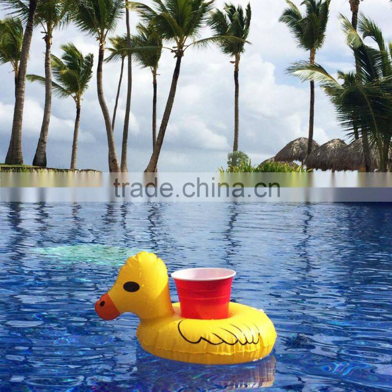 Floating Duck Drink Holder for pool drinks and cocktails camping drink holders