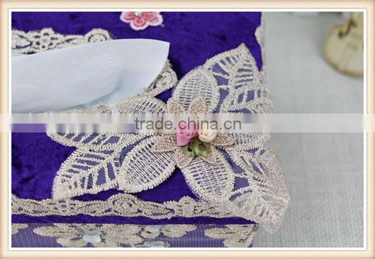 Flannelette tissue box