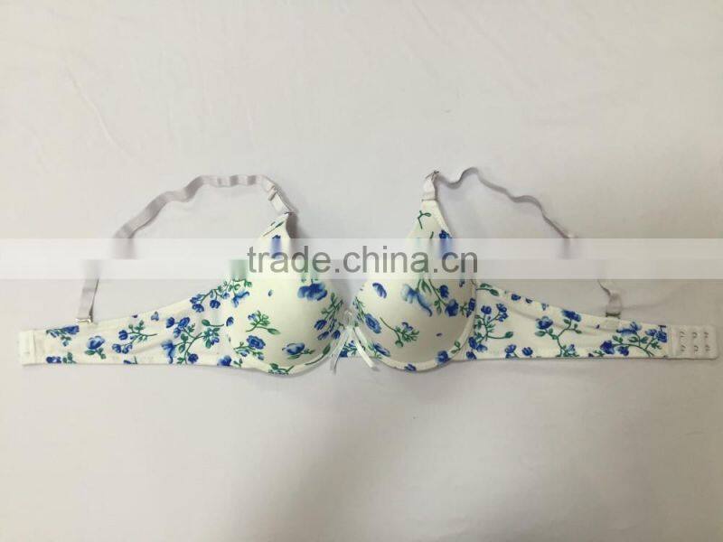 Comfortable Choice: Classical Sexyt Floral Pattern Extreme Push UP Padded Bra