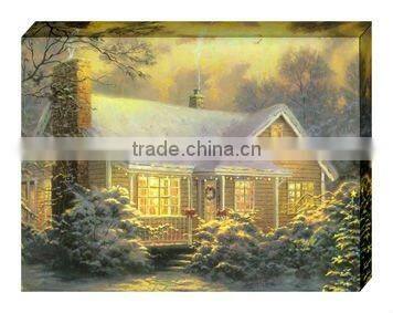 Christmas Tree art painting on canvas